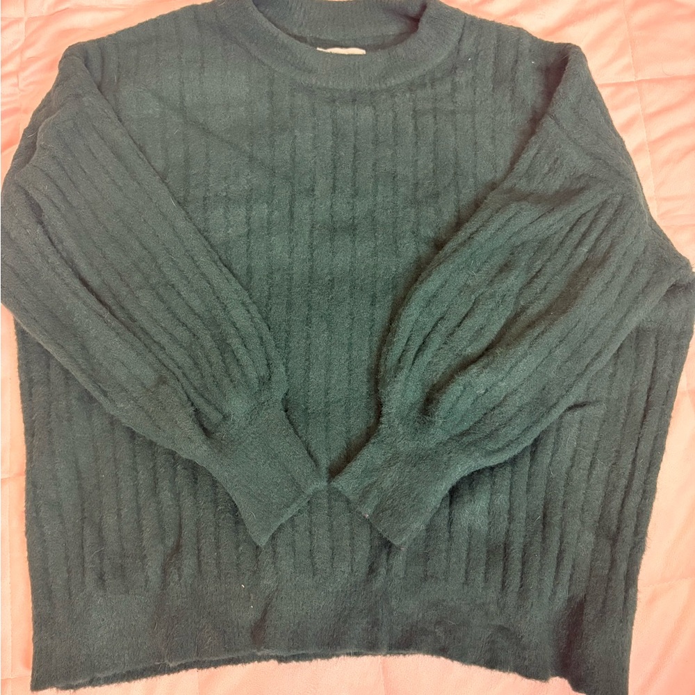 Aerie Forest Green Knit Top